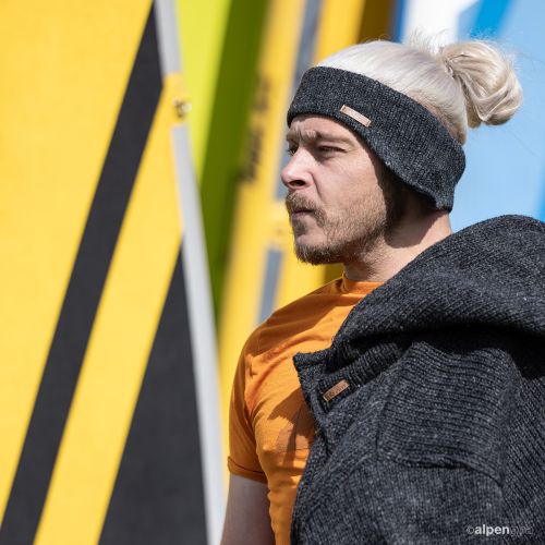 Stirnband Walter Anthrazit Tragebeispiel